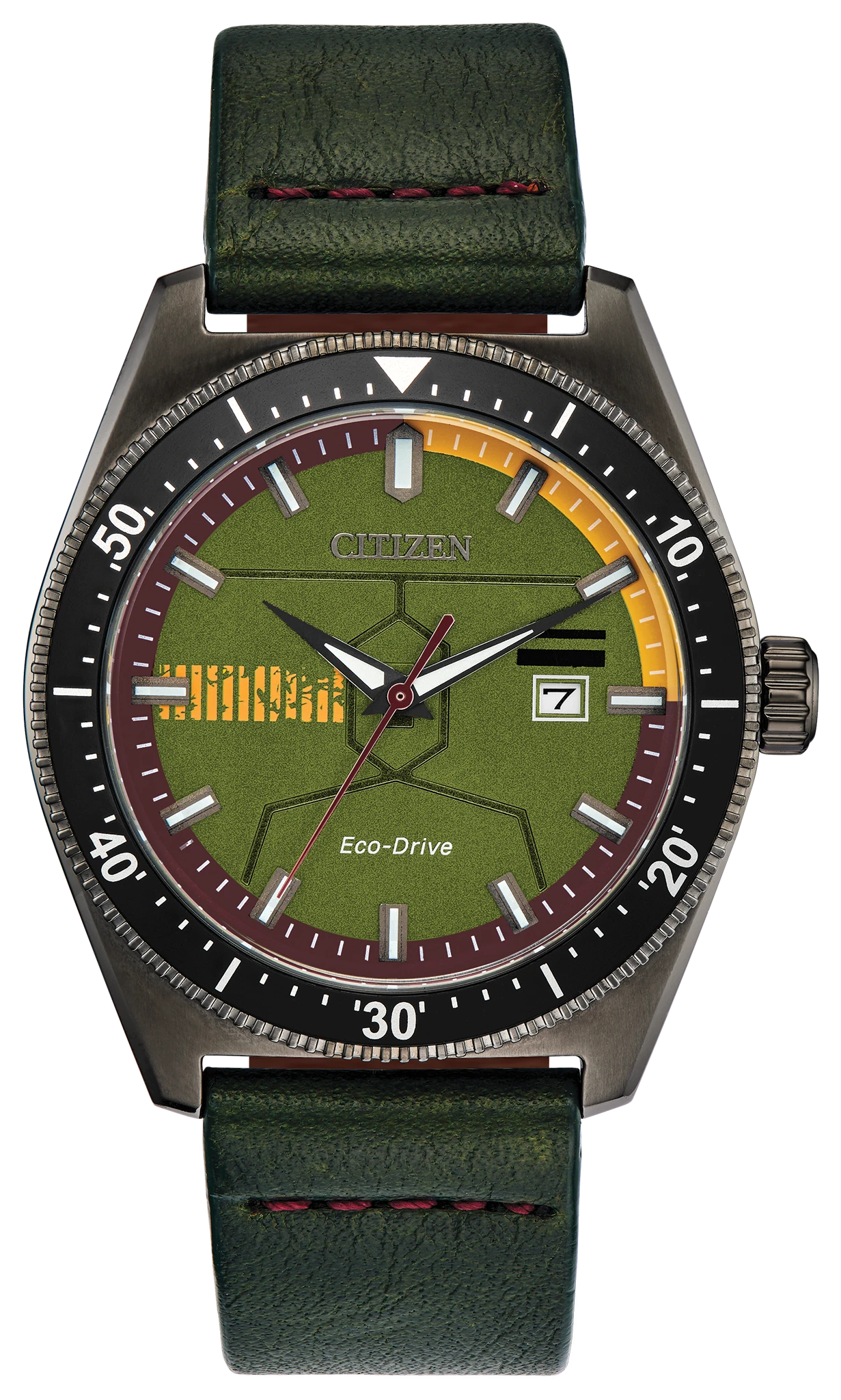 Boba Fett Green Dial Leather Strap AW1597-05W | CITIZEN